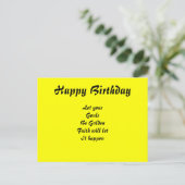 Happy Birthday briefkaarten (Staand voorkant)