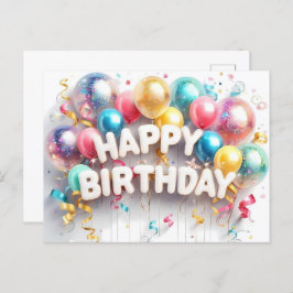 Happy birthday briefkaarten, bulk, betaalbaar briefkaart