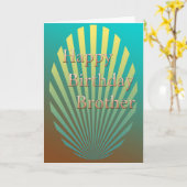 Happy Birthday Broeder Kaart (Gele Bloem)