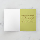 Happy Birthday Brother van Brother/Zuster Kaart (Binnen)