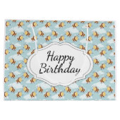 Happy Birthday Bumble Bee Groot Cadeauzakje (Achterkant)