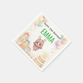 Happy Birthday Bunny Invitation  Servet (Hoek)