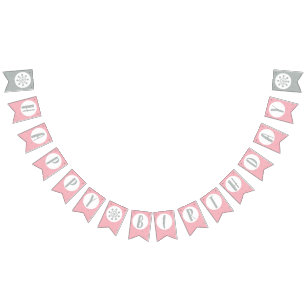 Happy Birthday Bunting Flags - Meisje Verjaardag Vlaggetjes