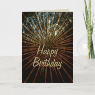 Happy Birthday Burst Kaart