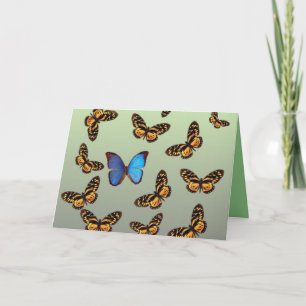 Happy Birthday Butterfly Kaart
