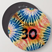 Happy Birthday Button - HAMbyWG (Voorkant /achterkant)