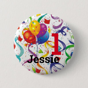 Happy Birthday Button voegt de leeftijd van je kin