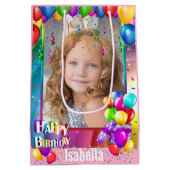 Happy Birthday Cadeau Sac Ajouter Nom de la fille (Dos)