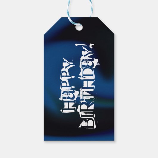 Happy Birthday Cadeaulabel (Voorkant)