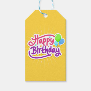 Happy Birthday Cadeaulabel