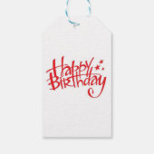 Happy Birthday Cadeaulabel (Achterkant)