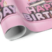 Happy Birthday Cadeaupapier (Rol Hoek)