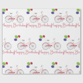 Happy Birthday Cadeaupapier (Vlak)