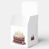 Happy Birthday Cake Box Gift Party Bedankdoosjes (Geopend)