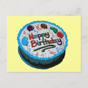Happy Birthday Cake Briefkaart