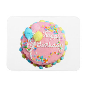Happy Birthday Cake Flexi Magnet Magneet