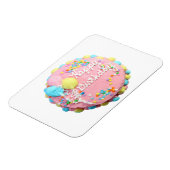 Happy Birthday Cake Flexi Magnet Magneet (Linkerzijde)