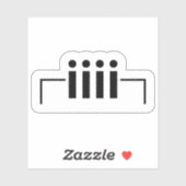 Happy Birthday [ Cake ] Japanse emoticon Sticker (Vel)