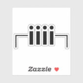 Happy Birthday [ Cake ] Japanse moticon Sticker (Vel)