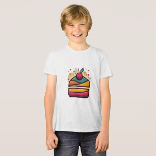 Happy Birthday Cake Jeugd Tri-Blend Shirt