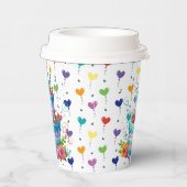 Happy Birthday Cake Papieren Bekers (Rechts)