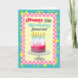 Happy Birthday Cake Stack van Fun Customize Kaart