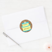Happy Birthday Cake Stickers (Envelop)