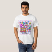 Happy Birthday Cake T-shirts (Voorkant volledig)