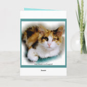 Happy Birthday Calico Kaart (Achterkant)