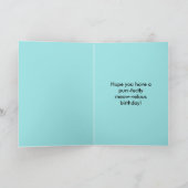 Happy Birthday Calico Kaart (Binnen)