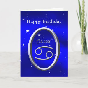 Happy Birthday Cancer Wenskaart Kaart