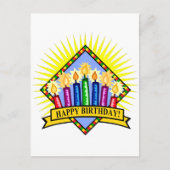 Happy Birthday Candles Briefkaart (Voorkant)