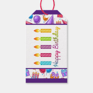Happy Birthday Candles Cadeaulabel