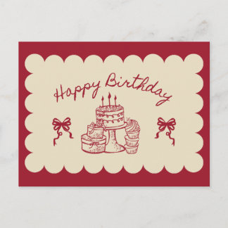 Happy Birthday Card | Birthday Greeting Card Briefkaart