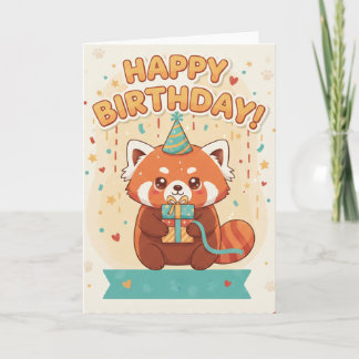 happy birthday card cute for women kaart