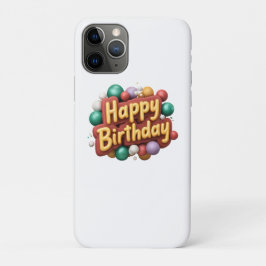 happy birthday iPhone 11 pro hoesje