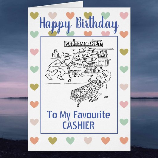 Happy Birthday Cashier