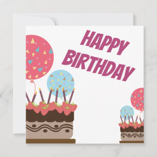 Happy Birthday Celebration Kaart