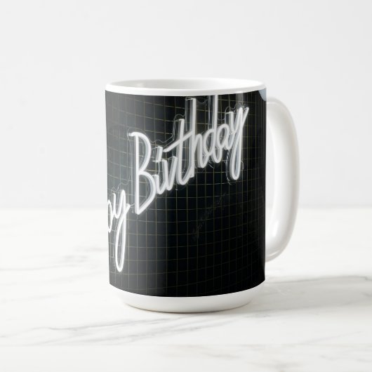 Happy Birthday Celebration Mok – kleurrijk feest (Voorkant rechts)