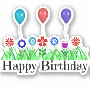 Happy Birthday Celebration Sticker