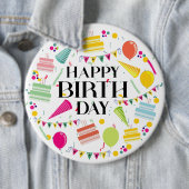 Happy Birthday Celebrations Button (In situ)
