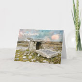 Happy Birthday Celtic Ruins Kaart (Voorkant)