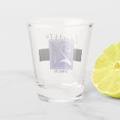 Happy Birthday Cheers to 21 Shot Glass Glas (Achterkant)