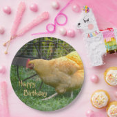 Happy Birthday Chicken Paper Bord (Feest)