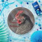 Happy Birthday Chicken Paper Bord (Feest)
