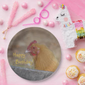 Happy Birthday Chicken Paper Bord (Feest)