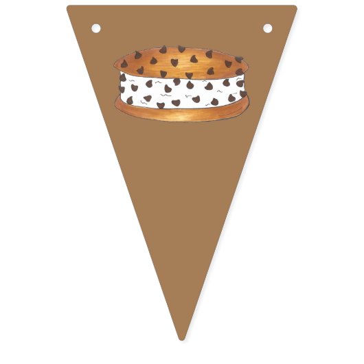 Happy Birthday Chipwich Ice Cream Sandwich Vlaggetjes (Eerste vlag)