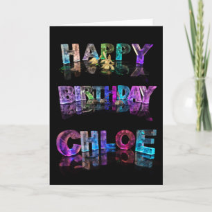 Happy Birthday Chloe Card Kaart