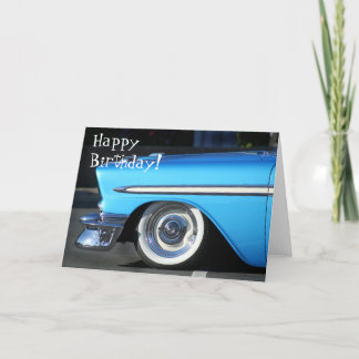 Happy Birthday Classic car wenskaart Kaart