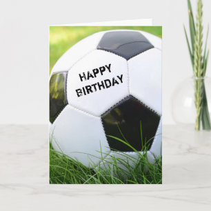 Happy Birthday Classic Voetbal Kaart